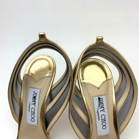 JIMMY CHOO Betty Illusion Sandal sz 8 - Picture 11 of 14